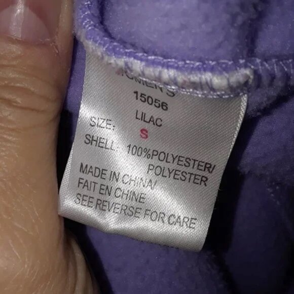 Woolrich Andes Full Zip Fleece Jacket - Lilac - Picture 4 of 4